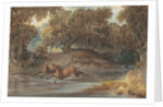 Landscape with Deer, North Carolina, c.1820 by Joshua Shaw