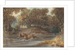 Landscape with Deer, North Carolina, c.1820 by Joshua Shaw