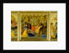 A Triptych: Agony in the Garden, The Crucifixion, and the Raising the Patriarchs and Prophets from the Dead by Andrea Vanni