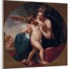 Cupid, stung by a bee, is cherished by his Mother, 1774 by Benjamin West