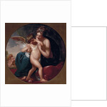 Cupid, stung by a bee, is cherished by his Mother, 1774 by Benjamin West