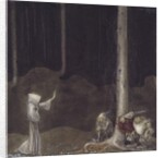 Brother St. Martin and the Three Trolls, 1913 by John Bauer