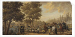 King Gustav III of Sweden & a Soldier, Episode from the Russian War 1789 by Pehr Hillestrom
