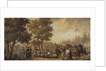 King Gustav III of Sweden & a Soldier, Episode from the Russian War 1789 by Pehr Hillestrom