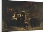 The Fire at the Royal Palace, Stockholm, May 7th, 1697, 1862-66 by Johan Fredrik Hockert