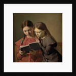 The Artist's Sisters Signe and Henriette Reading a Book, 1826 by Constantin Hansen