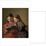 The Artist's Sisters Signe and Henriette Reading a Book, 1826 by Constantin Hansen