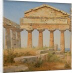The Temple of Athena in Paestum, 1838 by Constantin Hansen