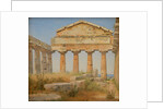 The Temple of Athena in Paestum, 1838 by Constantin Hansen