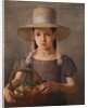 Girl with Fruit in a Basket, c.1827 by Constantin Hansen