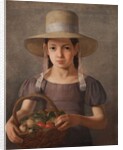 Girl with Fruit in a Basket, c.1827 by Constantin Hansen