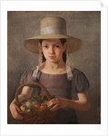 Girl with Fruit in a Basket, c.1827 by Constantin Hansen