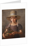 Girl with Fruit in a Basket, c.1827 by Constantin Hansen