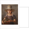Girl with Fruit in a Basket, c.1827 by Constantin Hansen