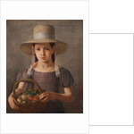 Girl with Fruit in a Basket, c.1827 by Constantin Hansen