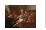 Three Young Girls. The Artist's Sisters: Alvilde, Ida and Henriette, 1827 by Constantin Hansen