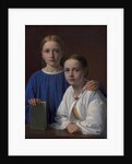 Meta Magdalene Hammerich and the Artist's Daughter Kristiane Konstantin Hansen, 1861 by Constantin Hansen
