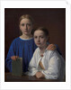 Meta Magdalene Hammerich and the Artist's Daughter Kristiane Konstantin Hansen, 1861 by Constantin Hansen