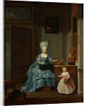 Susanna van Collen née Mogge and her daughter, 1776 by Hermanus Numan