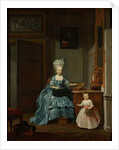 Susanna van Collen née Mogge and her daughter, 1776 by Hermanus Numan