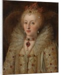 Portrait of Elizabeth I, Queen of England, 1550-99 by Anonymous Anonymous