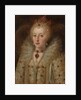 Portrait of Elizabeth I, Queen of England, 1550-99 by Anonymous Anonymous