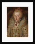 Portrait of Elizabeth I, Queen of England, 1550-99 by Anonymous Anonymous