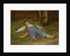 Boy Asleep in the Hay, 1891-97 by Albert Anker
