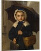 Louise Anker with Umbrella, 1872 by Albert Anker