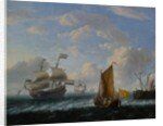 Dutch Warships by Ludolf I Backhuysen
