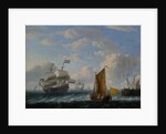 Dutch Warships by Ludolf I Backhuysen