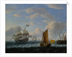 Dutch Warships by Ludolf I Backhuysen