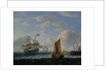 Dutch Warships by Ludolf I Backhuysen