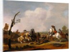 Battle Scene, c.1651-52 by Johannes Lingelbach