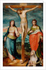 Christ on the Cross with Saints Mary, John the Evangelist and Catherine of Siena, c.1570 by Marco dal Pino