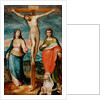 Christ on the Cross with Saints Mary, John the Evangelist and Catherine of Siena, c.1570 by Marco dal Pino