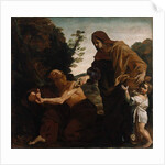Elijah Receiving Bread from the widow of Zarepath, 1621-24 by Giovanni Lanfranco