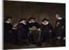 The Four Burgomasters of Amsterdam Learning of the Arrival of Maria de’ Medici on 1 September 1638 by Thomas de Keyser