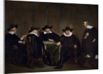 The Four Burgomasters of Amsterdam Learning of the Arrival of Maria de’ Medici on 1 September 1638 by Thomas de Keyser