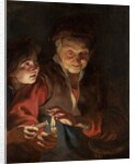 Old Woman and Boy with Candles, c.1616-1617 by Peter Paul Rubens