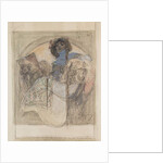 Seated Woman – study for a poster, 1897 by Alphonse Marie Mucha