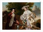 Portrait of Peter Perez Burdett and His First Wife Hannah, 1765 by Joseph Wright of Derby