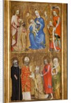Votive Panel of Archbishop Jan Očko from Vlašim, before 1371 by Anonymous Anonymous