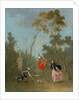 Lady on a Swing - Gallant Scene in the Park 1, c.1760 by Norbert Joseph Carl Grund
