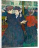 At the Moulin Rouge Two Women Walzing, 1892 by Henri de Toulouse-Lautrec