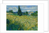 Green Wheat Field with Cypress, 1889 by Vincent van Gogh