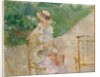 Young Woman Knitting, c.1883 by Berthe Morisot