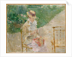 Young Woman Knitting, c.1883 by Berthe Morisot