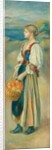 Girl with a Basket of Oranges, c.1889 by Pierre Auguste Renoir