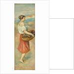 Girl with a Basket of Fish, c.1889 by Pierre Auguste Renoir